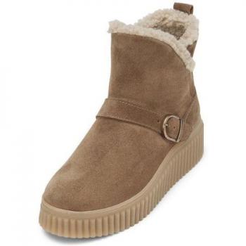 MARC O'POLO Boots mit Teddyfutter, Größe 41, grau