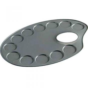 Paleta Metálica Oval Talens 12,6 × 18,5