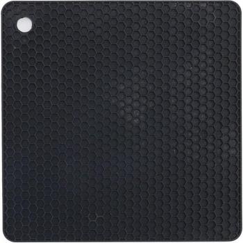 Square Heat Resistant Silicone Mat 18.2x18.2cm Non-Slip Table Coaster