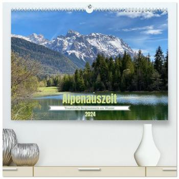 Premium Wandkalender 2024 Alpenauszeit am Wasser