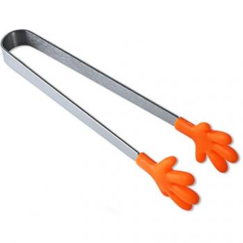 Pinzas de cocina de acero inoxidable con agarre antideslizante