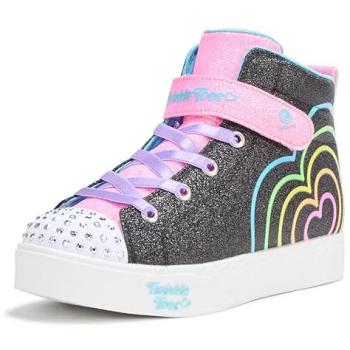 Skechers Twinkle Toes Brillo de Corazón Negra Talla 30