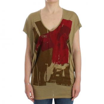 Green Print Short Sleeve T-Shirt