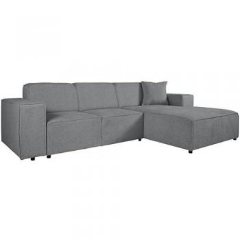 Beautysofa Ecksofa PEDRO L mit hochwertigem Bezug