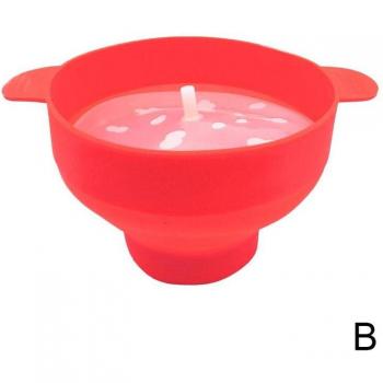 Red Silicone Microwave Popcorn Maker