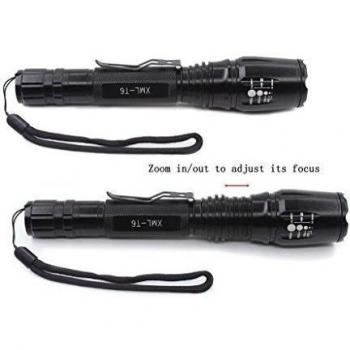 Linterna Genwiss 3000 Lúmenes Zoom CREE XM-L T6