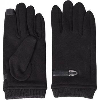 Men's Fingerless Jacquard Knit Winter Gloves