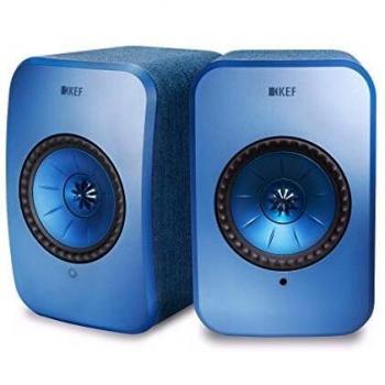 KEF LSX Blau Bluetooth & AirPlay 2 Lautsprecher
