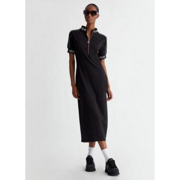 Liu Jo T-shirt J'habite en Coton Noir
