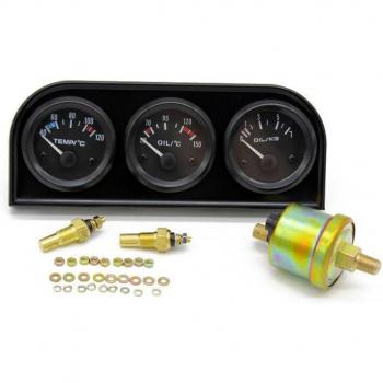 52Mm 3-in-1 Auto Instrumentenpaneel voor Olie, Water en Druk
