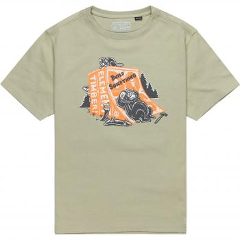 Element Shirttop Timber Breaktime – Top aus 100 % Baumwolle, Jungen, Gr. 16, Grün