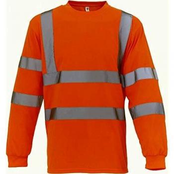 Yoko Orange Sicherheitsoberteil Langarm