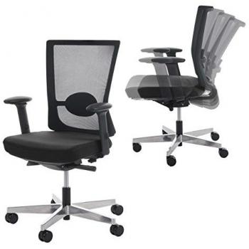 Chaise de travail MERRYFAIR Forte – Design ergonomique – Noir