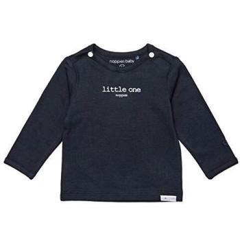 Noppies Unisex Baby U Tee Ls Hester Text T-Shirt, Charcoal, 68 EU