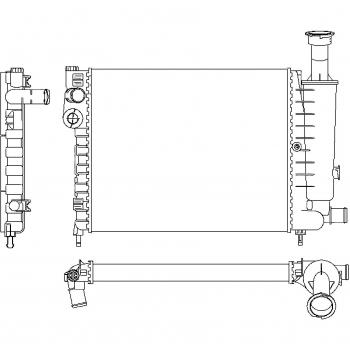 Behr 8MK 376 901-121 Hellas Engine Radiator