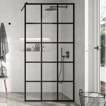 Parete Doccia Fissa Fresh Industrial Grande 100 cm