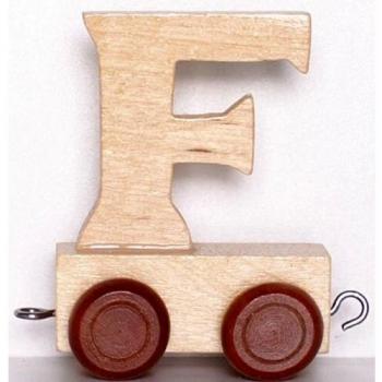 Dekorationszug Holz Buchstaben F