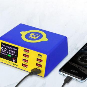 MECHANIC 8 Pro USB Smart Charging Station QC 3.0 Wireless with LCD