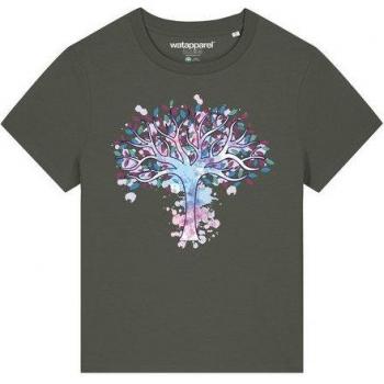 Watapparel T-Shirt mit Lebensbaum-Motiv