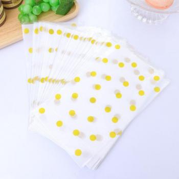 Pack de 50 Sacs à Cookies en Or