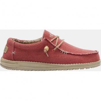 Zapatos Wally Braided rojos para hombre de HeyDude