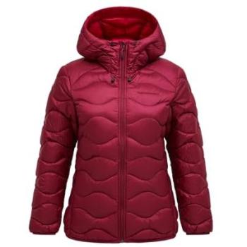 Veste Peak Performance Helium à Capuche Rouge S