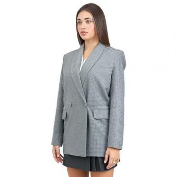Pinko Deledda Studded Double Breasted Blazer