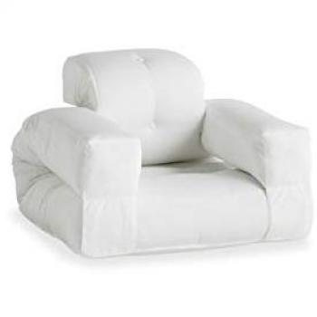Fauteuil-pouf blanc outdoor Karup Design