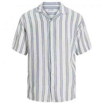 Jack & Jones Freizeithemd Modell 'EENZO' in Weiß