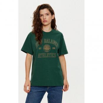 New Balance Damen T-Shirt Oversized in Grün