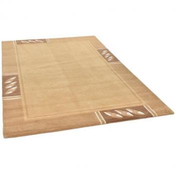 THEKO Wollteppich »Royal Nepali 3029«, rechteckig, 15 mm, handgetuftet, aus 100% Wolle, stilvolles Design