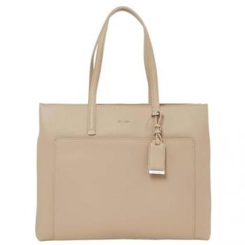 Calvin Klein Borsa Shopper Ck Must Beige con Pocket