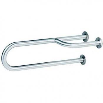 Barre Fixe 3 Points Gauche – Inox Brillant (BFI600C) – Mediclinics