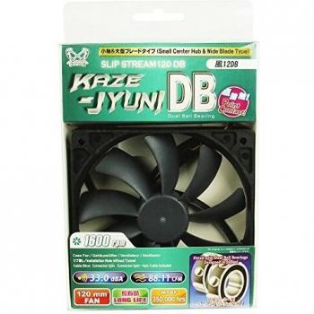 Sy1225db12h Scythe Slip-Stream Lüfter 120 mm, 1.600 U/min, Doppelradlager‑Kühlkörper