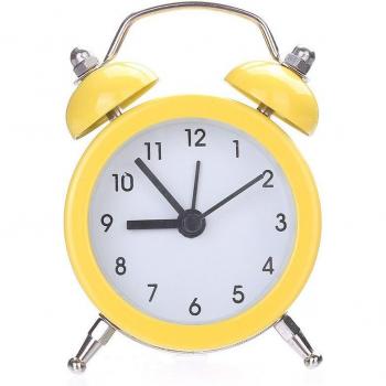 Kids and Adults Stainless Metal Alarm Clock
