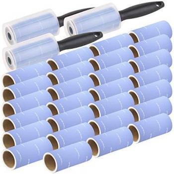 Pack Adhésif Anti-Peluche – 3 Brosses + 27 Rouleaux de Recharge
