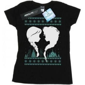 T-Shirt Donna Disney Frozen Manica Lunga Festiva