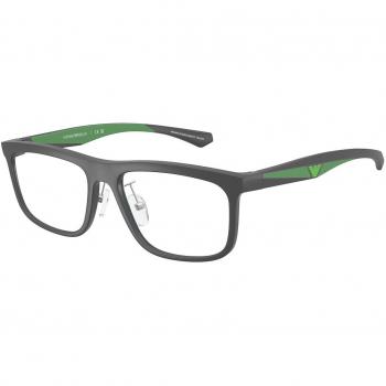Herenbril Emporio Armani 6188 grijs, Aziatisch design