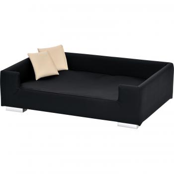 Silvio Design Hunde Sofa Schwarz – Luxuriöses Liegebeton