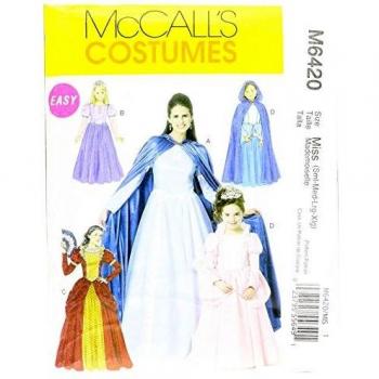 M6420 Costume Pattern for Misses/Children/Girls
