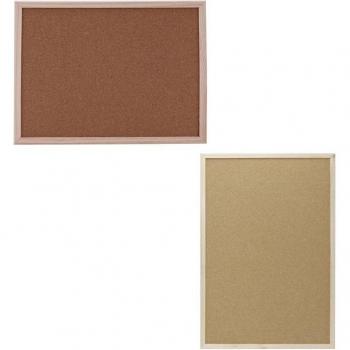 Planche de Création Liège 40x60 cm – Cadre en Bois Pin