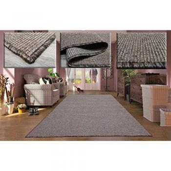 Alfombra para Hogar y Oficina Taupe 200x350 cm