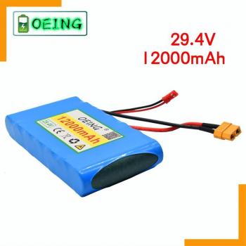 29.4V 12000mAh Lithium Battery for Electric Scooters