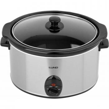Pentola a Cottura Lenta Vorel LUND 320W 5.6L – Vaporiera & Cuociriso Nero