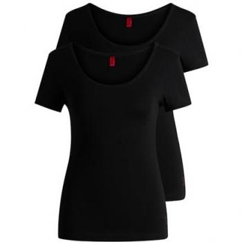 Camiseta Cuello Redondo HUGO de Mujer
