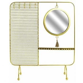 Organisateur de bijoux avec miroir