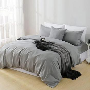 Easy Care Aisbo Microfiber Quilt Cover Trio + Free Sheet