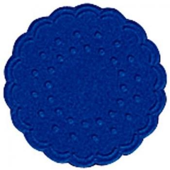Blaues Tassenuntersetzerset – 7,5 cm, 25 Stück