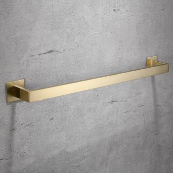 Set Elegante de Accesorios de Baño Oro y Acero