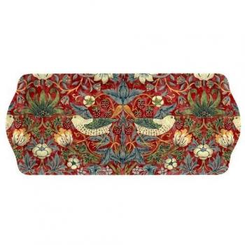 Strawberry Thief Red Snack Tray